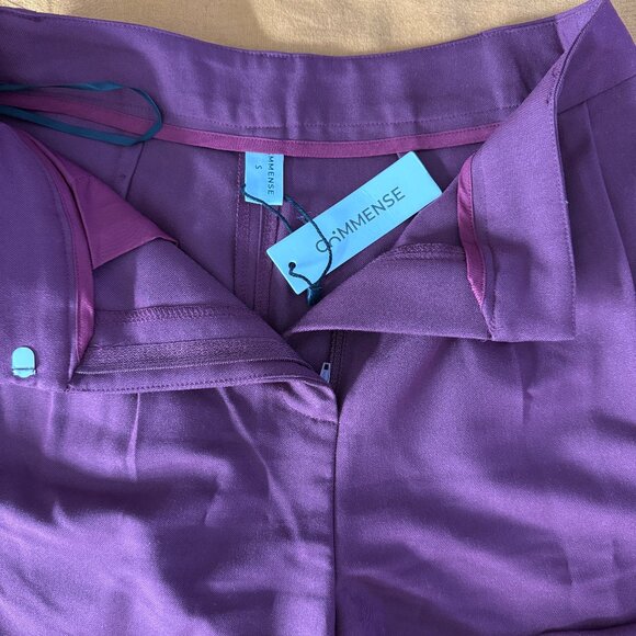 NWT Commense Burgundy Trousers size S - Picture 2 of 5